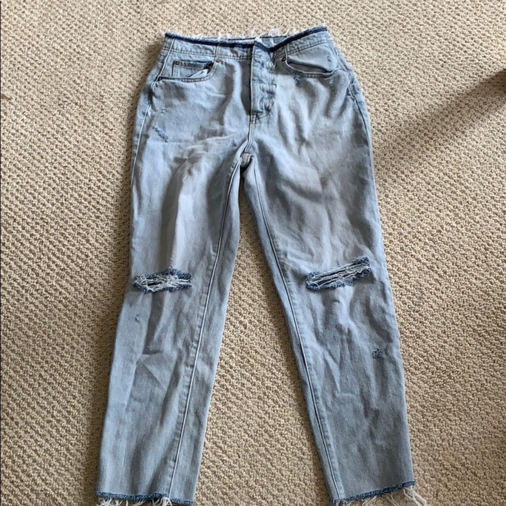 Light boyfriend jeans